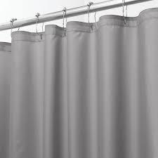 About this item luxury hotel shower curtain features subtle, textured woven pattern extra wide sized: Mdesign X Wide Water Repellent Fabric Shower Curtain Liner 72 X 108 Gray Ebay