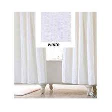 Idesign's pvc free shower liners are versatile, able to be used alone or with a fabric curtain. 72 Wide X 108 Extra Long White Plisse Shower Curtain Fabric Shower Curtains How To Make Curtains Long Shower Curtains
