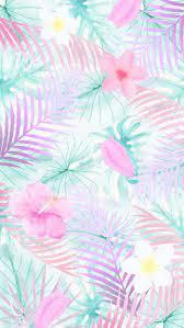 ❤ get the best girly wallpapers on wallpaperset. Cute Iphone Wallpaper Watercolor Drawing Floral Palm Leaves Pink Flowers Cute Summer Wallpapers Summer Wallpaper Floral Wallpaper