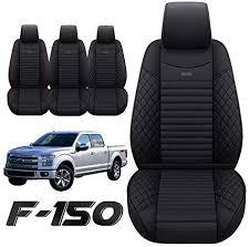 These covers fit an entire bench seat to act as a rear seat cover, or even the front seats in some trucks. Aierxuan 2 Front Seat Covers 20152020 Ford F150 Truck Seat Covers Waterproof Leather Seat Protectors Custom Fit For 20172020 F250 F350 F4502 Pcs Front Black