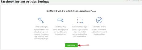 Get Started with Facebook instant articles plugin