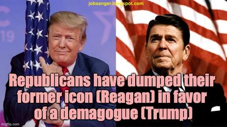 Republicans Have Dumped Reagan To Embrace Trump