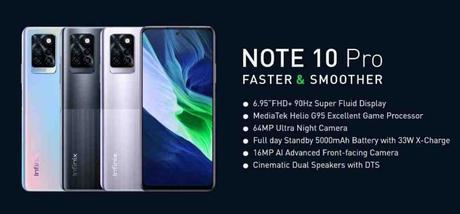 Infinix Note 10 series launched with MediaTek chipset and Quad rear camera setup: Specs, Price