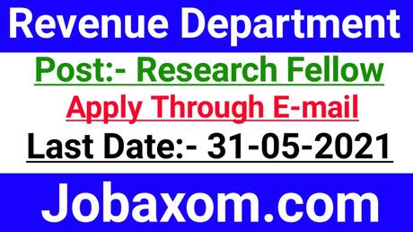 Revenue Department recruitment 2021 – Apply through email @ dor.gov.in