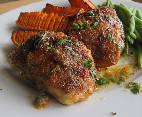 Spice Roasted Chicken Thighs