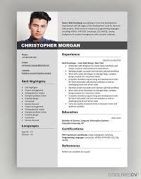 No recruiter or hiring manager will be able to say no. Cv Resume Templates Examples Doc Word Download