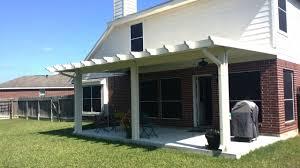 These members include rafters, lattice shade bars, beams, and posts. Metal Patio Cover Houzz