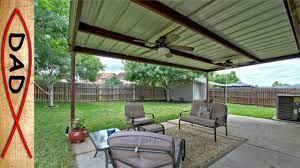 It is important for homeowners to carefully consider their needs as well as the region and climate to determine which option is best. Patio Cover 20x12 Metal No Wood Youtube