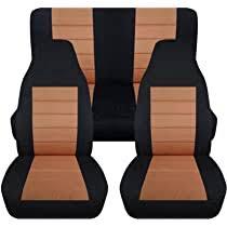 Bestop offers other covers for both 2 door and 4 door tj jeeps. Amazon Com Totally Covers Compatible With 1997 2006 Jeep Wrangler Tj Seat Covers Black Tan Full Set Front Rear 23 Colors 2 Door Complete Back Bench Automotive
