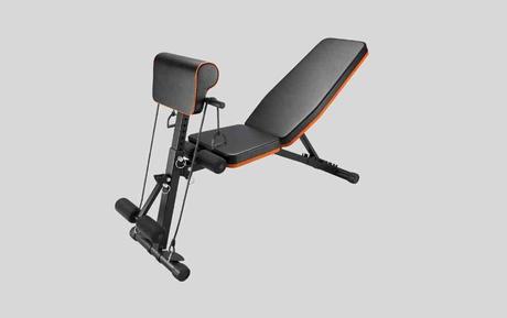 Perlecare Adjustable Weight Bench (with Preacher Curl)