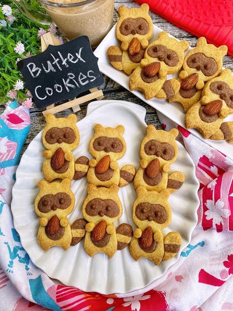 Racoon Butter Cookies