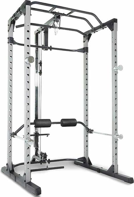 Fitness Reality 810XLT Super Max Power Cage with Lat Pull Down Attachment