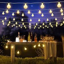 Browse a wide selection of outdoor lighting designs, including solar lights, landscape lights and flood light options to illuminate your exterior. Bluefire Fairy Lights Battery Powered 7m 50 Led Globe String Lights With Remote Control Timer 8 Lighting Modes Christmas Lights For Indoor Outdoor Home Garden Warm White Amazon Co Uk Lighting