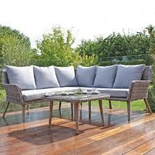 Whether you opt for wicker, metal, or plastic, a cozy garden patio set can bring a real sense of serenity to a property. Maze Rattan Paris Small Corner Sofa Set