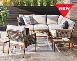 Whether you opt for wicker, metal, or plastic, a cozy garden patio set can bring a real sense of serenity to a property. Outdoor Patio Furniture Decor Patio Ideas Canadian Tire