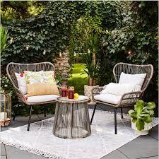 When selecting small patio bistro sets, price (researched by 8% of visitors), table shape (7% of visitors), and premium materials (7%) would play the most critical role in the selection process. The Best Outdoor Furniture For Small Spaces Southern Living