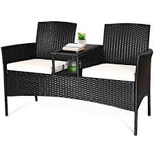 Some include a matching ottoman, while larger collections have a coffee table, armchairs and a canopy. Top 10 Best Small Outdoor Couches 2020 Bestgamingpro