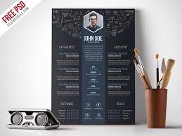 They are very varied, editable, print ready templates and easily. Free Creative Designer Resume Template Psd Psdfreebies Com