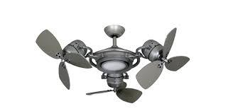 Amazon's choice for outdoor ceiling fans for patios with light. Tristar Ii 3x 18 In Brushed Nickel Triple Ceiling Fan And Led Light With Remote Dan S Fan City C Ceiling Fans Fan Parts Accessories