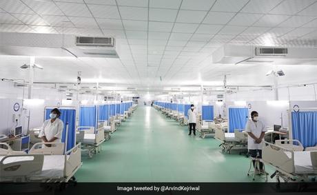 Delhi's Iconic Ram Leela Maidan Turns Into 500-ICU Bed Facility - NDTV