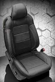 Popular mustang seat cover colors: 2015 2020 Ford Mustang Gt V6 Eco Couple Alea Black Ash Leather Seat Covers Kit Ebay