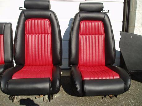 69 mustang tmi racing seat covers (fits: New Dream Cars Mustang Seats