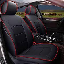 The ford mustang has an iconic look that spans the generations of builds. Amazon Com Autodecorun Genuine Leather Arificial Leather Seat Covers For Ford Mustang Automotives Seat Covers For Cars Protector Accessories Airbag Compatible 2015 2018 Front Rear Complete Black Automotive