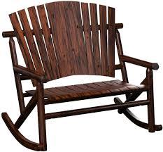 Shop patio & outdoor furniture online and get free shipping to any home store! Amazon Com Leigh Country Tx 93866 Char Log Double Rocker Garden Outdoor