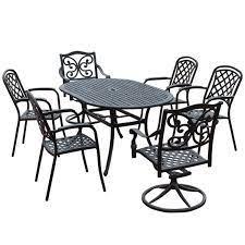 Included are patio furniture plans to help you build seating like sofas and benches, tables from big to. Garden 6 Seater Patio Dining Set Cast Aluminum Table And Cast Aluminum Chair Buy 6 Seater Patio Dining Set Cast Aluminum Tables And Chairs Heb Outdoor Furniture Product On Alibaba Com