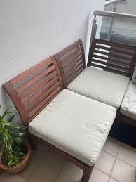 Make any seat comfortable with seat cushions or set pads that come with ties for easy placement. Outdoor Cushions Kungsholmen Ikea Furniture Others On Carousell