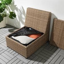 Make any seat comfortable with seat cushions or set pads that come with ties for easy placement. Tostero Storage Bag For Pads And Cushions Black 24 3 8x24 3 8 Ikea