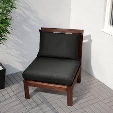 Ikea malinda chair cushion red indoor outdoor patio new. Hallo Back Cushion Outdoor Black 62x42 Cm Ikea