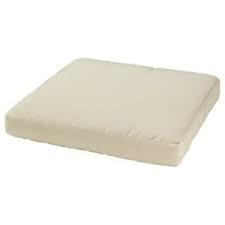Style selections salito marine high back patio chair cushion. Ikea Outdoor Cushion Chair Lounge Seat Pad Removable Washable Cover Beige 62cm Ebay