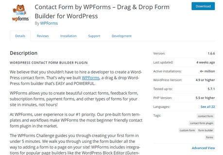 wpforms lite