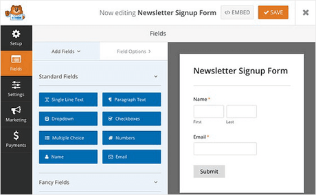 wpforms builder