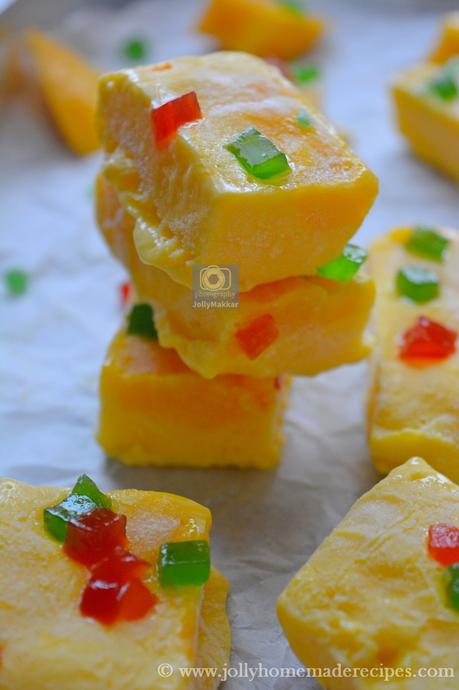 Frozen Mango Yogurt Bars