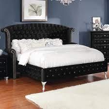 Split king or split california king base purchases consist of 2 bases. Coaster Deanna Upholstered California King Bed With Button Tufting And Nailhead Trim Value City Furniture Upholstered Beds