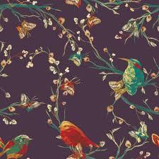 We have a massive amount of desktop and mobile if you're looking for the best vintage floral wallpaper then wallpapertag is the place to be. Mauve Vintage Floral With Birds Removable Wallpaper 10 Ft H X 24 Inch W Overstock 31701611