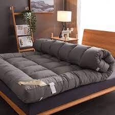 *sleepyti.me is paid a commission for products purchased through our. Amazon Com Wjxboos Thicken Feather Velvet Mattress Topper No Slip Ultra Soft Futon Sleeping Pad Star Hotel 4 Inch Foldable Tatami Guest Bed Grey Full Home Kitchen