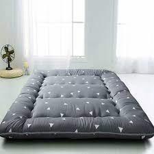 It might make your futon look a bit bulkier. Grey Japanese Futon Mattress Tatami Floor Mat Portable Camping Sleeping Pads New Ebay