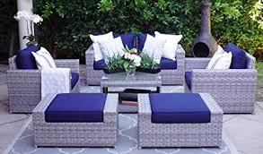 ₹8,999₹8,999 ₹16,999₹16,999 save ₹8,000 (47%) 10% off with sbi credit card. Amazon Com Sunhaven 7 Piece Outdoor Furniture Set For Patio Deck Garden And Outdoor Dining Features Thick Cushions Gray Wicker Rattan And Weather Resistance 7 Piece Loveseat Set Garden Outdoor