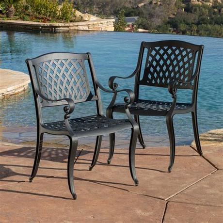 Fortunoff backyard store's handcrafted cast aluminum is perfect for those who want something sturdier than aluminum outdoor furniture without losing all the beautiful features associated with it. Christopher Knight Home Outdoor Cayman Cast Aluminum ...