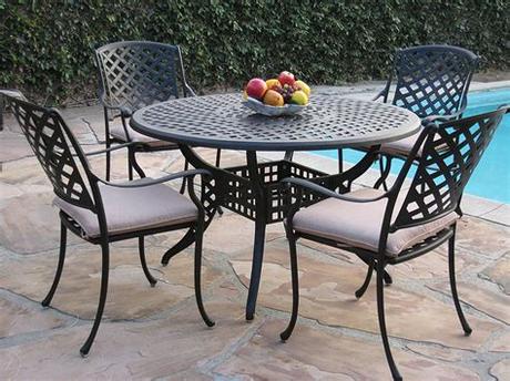 Before you buy cast aluminum outdoor furniture, make sure you check out what amini's has in store. Kawaii Cast Aluminum Outdoor Patio Furniture 5 Piece 48 ...