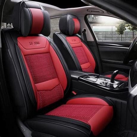 Car pass universal pu leather car seat cover set 6. Universal Top Mircrofiber Leather 5-Seats Car SUV Seat ...