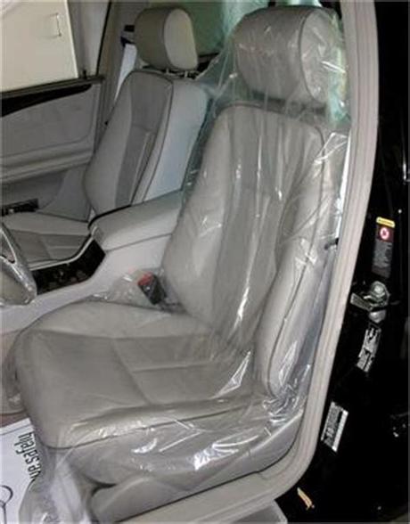 The disposable plastic car seat covers fit most vehicle includng commercials. Plastic Seat Covers - Heavy Weight
