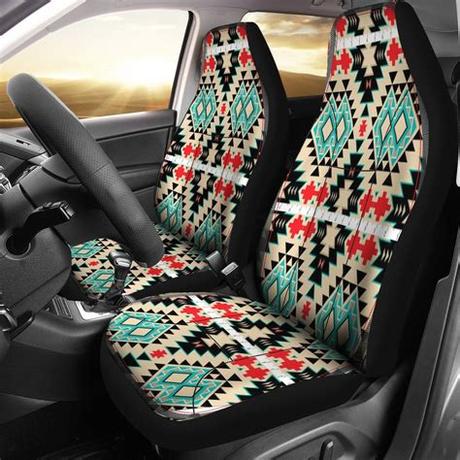 Shop seat covers & cargo liners for pets. Native American Design Themed Universal Fit Car Seat ...