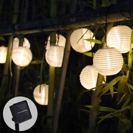 100 super brilliant leds glow a warm white light, which make every night starry nights. Solar String Lights Lantern Ball 10/20 LED Solar Outdoor ...
