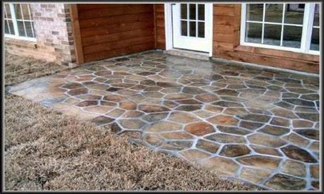 Generally speaking, though, ceramic tile is best suited for. Outside Patio Flooring Diy Concrete Ideas - Decoratorist ...