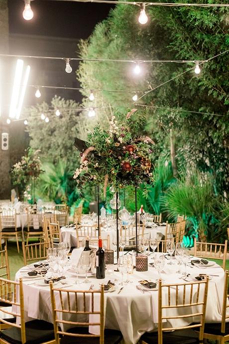 Chic and moody wedding in Nicosia with lush florals and modern elements│ Christina & Dimitris chic-moody-wedding-nicosia-llush-florals-modern-elements_31