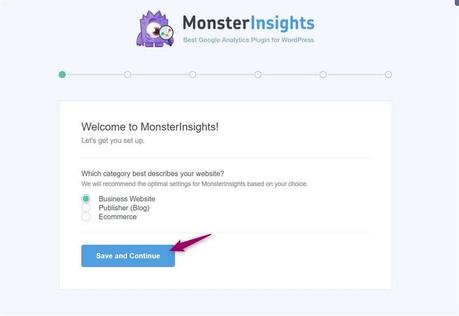 launch monsterinsights